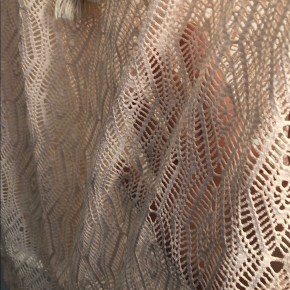 Mickey and Joey Sz L cream beach coverup - Picture 4 of 5